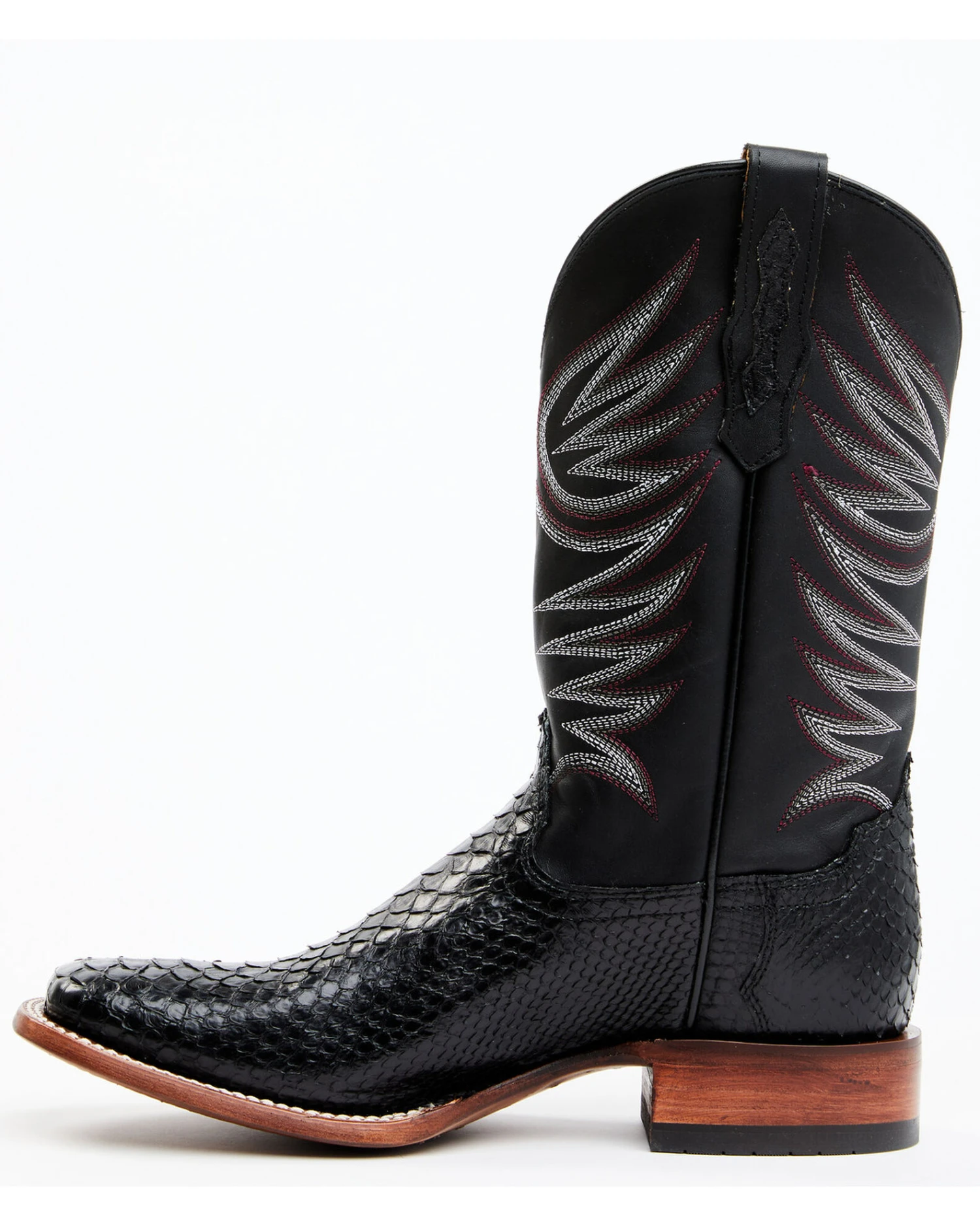 Cody James Men's Matte Python Exotic Western Boots - Broad Square Toe 3 Cody James Men's Matte Python Exotic Western Boots - Broad Square Toe - Image 3