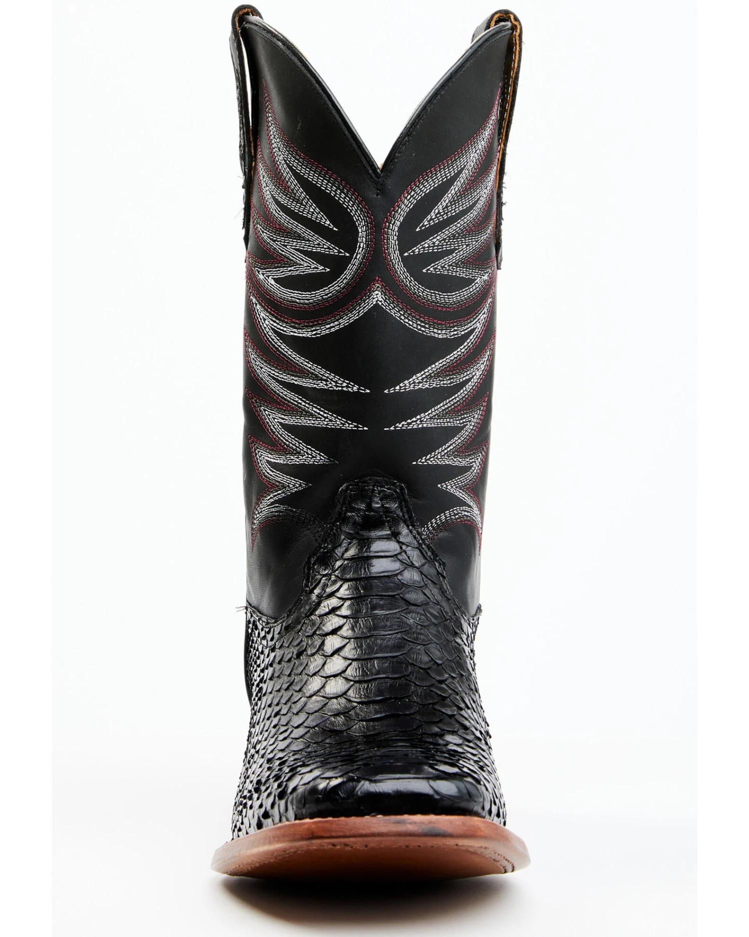 Cody James Men's Matte Python Exotic Western Boots - Broad Square Toe 6 Cody James Men's Matte Python Exotic Western Boots - Broad Square Toe - Image 6