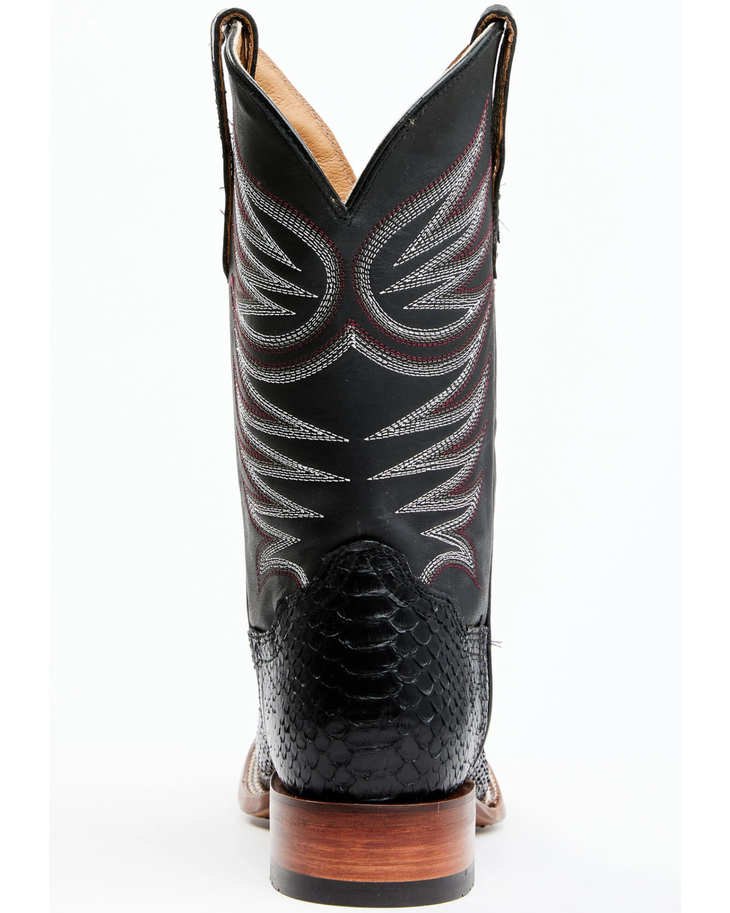 Cody James Men's Matte Python Exotic Western Boots - Broad Square Toe 3 Cody James Men's Matte Python Exotic Western Boots - Broad Square Toe - Image 3