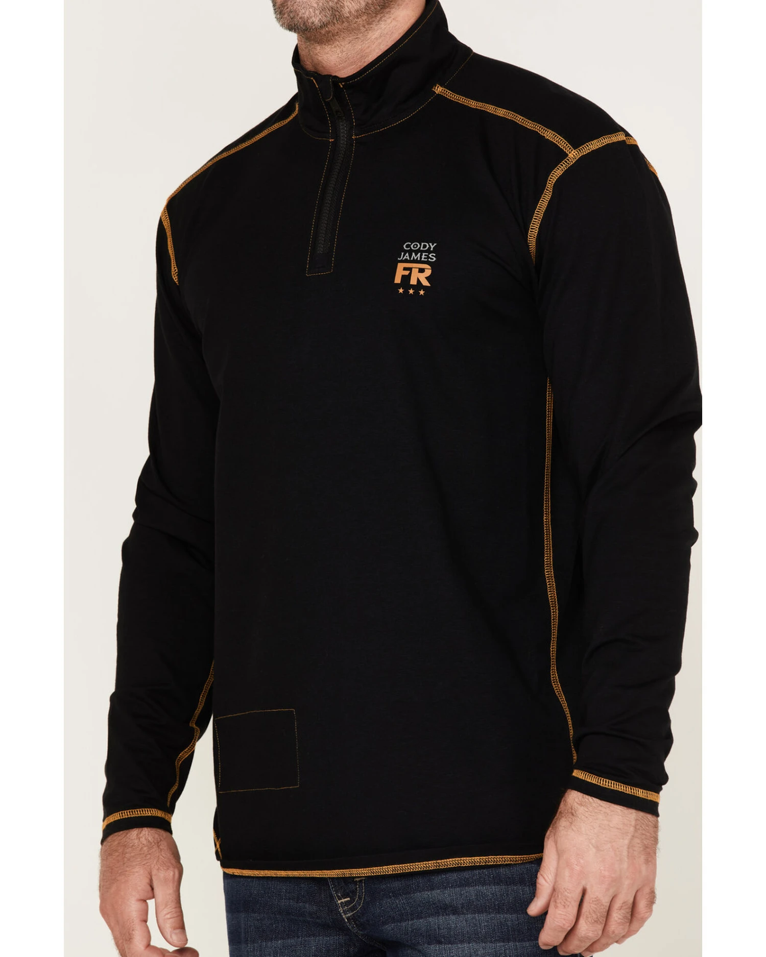 Cody James Men's FR Knit 1/4 Zip-Front Work Pullover 3 Cody James Men's FR Knit 1/4 Zip-Front Work Pullover - Image 3