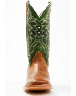 Cody James Men's Peridot Green Leather Western Boots - Broad Square Toe  -Cody James 2000358811 300 P4