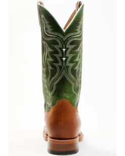 Cody James Men's Peridot Green Leather Western Boots - Broad Square Toe  -Cody James 2000358811 300 P5