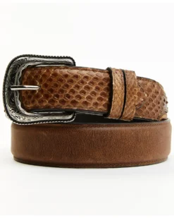 Cody James Men's Exotic Python Billet Belt