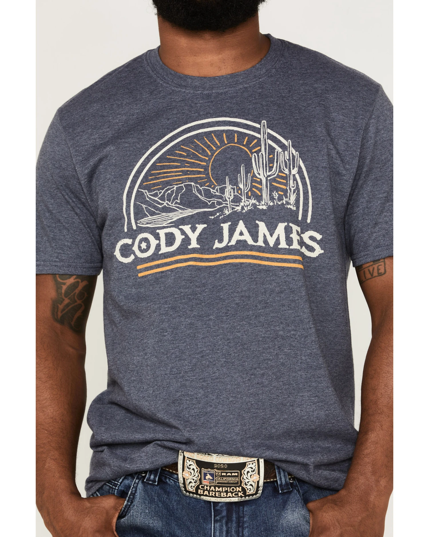 Cody James Men's Desert Scene Graphic T-Shirt 7 Cody James Men's Desert Scene Graphic T-Shirt - Image 7
