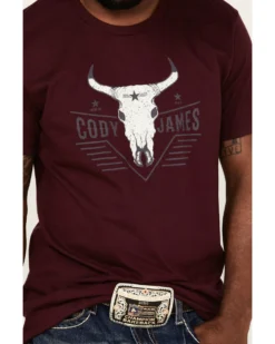 Cody James Men's Texas Coast Skull Logo Graphic Short Sleeve T-Shirt 6 Cody James Men's Texas Coast Skull Logo Graphic Short Sleeve T-Shirt -Cody James 2000359066 640 P3
