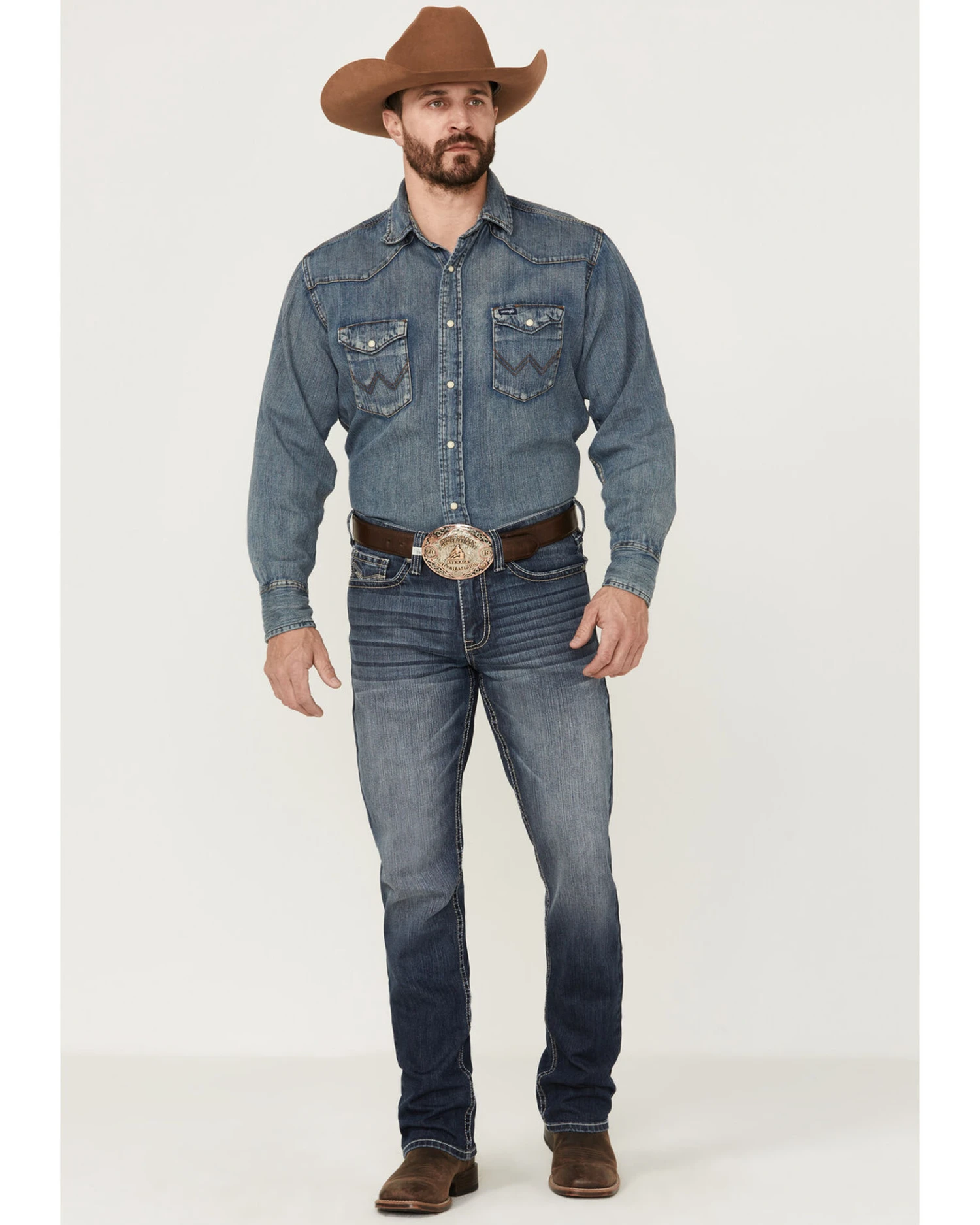 Cody James Men's Moonlight Medium Wash Stretch Slim Straight Jeans 1 Cody James Men's Moonlight Medium Wash Stretch Slim Straight Jeans