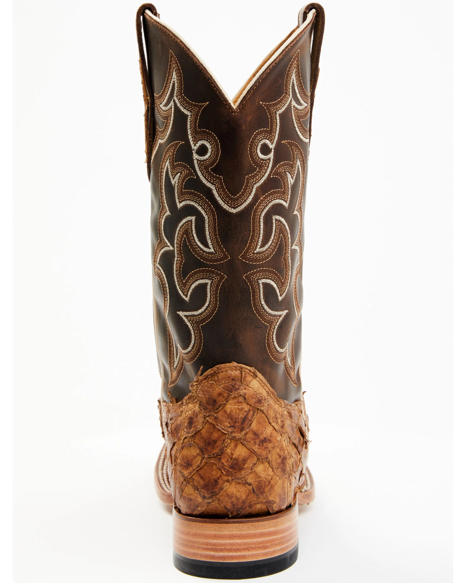 Cody James Men's Exotic Pirarucu Skin Western Boots - Broad Square Toe 6 Cody James Men's Exotic Pirarucu Skin Western Boots - Broad Square Toe - Image 6