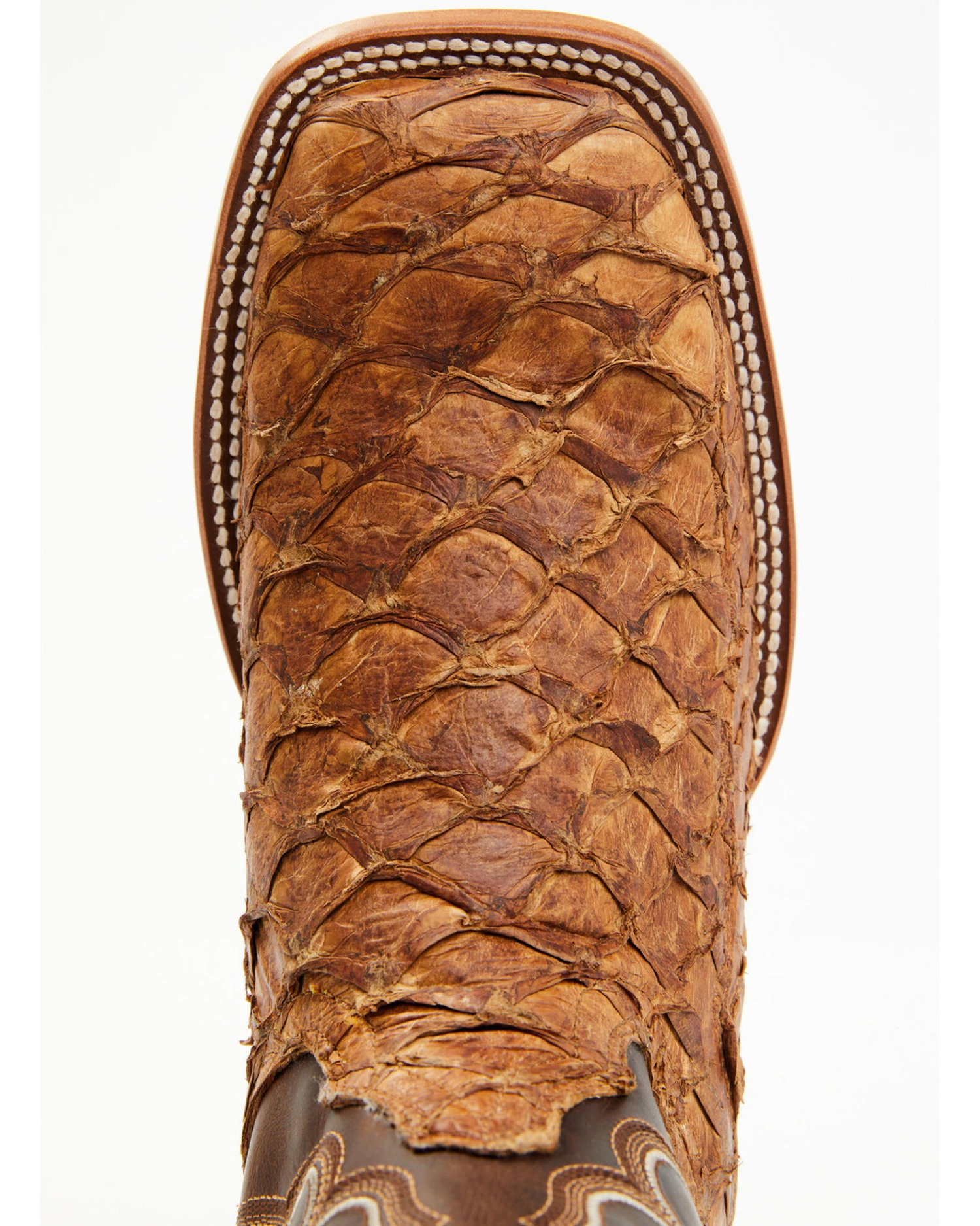 Cody James Men's Exotic Pirarucu Skin Western Boots - Broad Square Toe 3 Cody James Men's Exotic Pirarucu Skin Western Boots - Broad Square Toe - Image 3