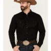Cody James Men's Solid Treadstone Long Sleeve Snap Western Shirt 