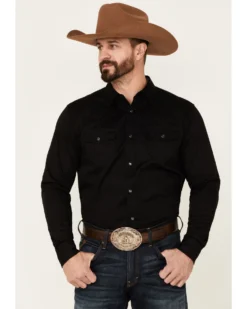 Cody James Men's Solid Treadstone Long Sleeve Snap Western ShirtÂ