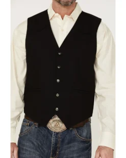 Cody James Men's Highlands Slub Button-Front Western Vest 6 Cody James Men's Highlands Slub Button-Front Western Vest -Cody James 2000364439 001 P3