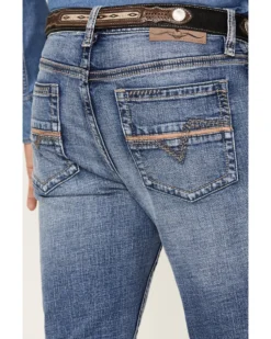 Cody James Men's Dice House Medium Wash Stretch Stackable Straight Jeans 7 Cody James Men's Dice House Medium Wash Stretch Stackable Straight Jeans -Cody James 2000364920 414 P4