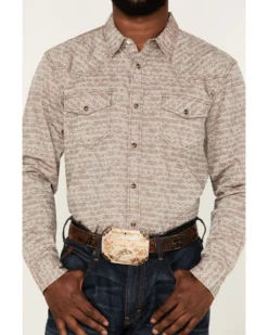 Cody James Men's Century Southwestern Jacquard Print Long Sleeve Snap Western Shirt  -Cody James 2000364940 200 P3
