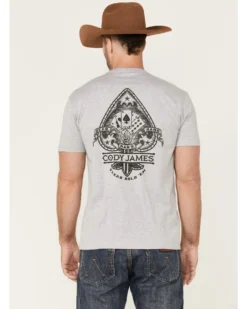 Cody James Men's Dead Mans Ace Graphic Short Sleeve T-Shirt  -Cody James 2000365253 020 P4