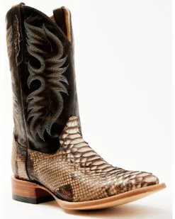 Cody James Men's Exotic Python Western Boots - Broad Square Toe -Cody James 2000367488 201 P1 1