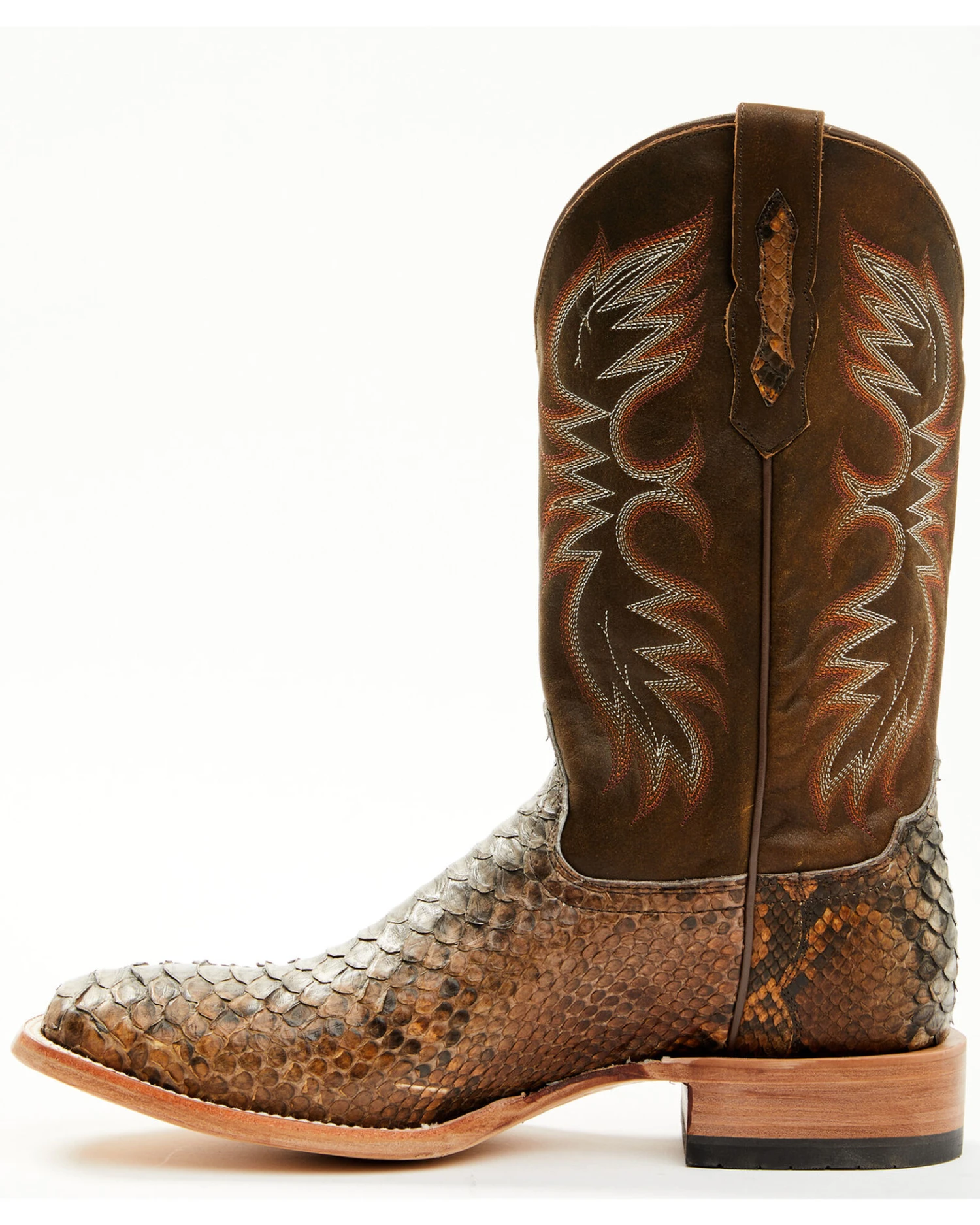 Cody James Men's Python Exotic Western Boots - Broad Square Toe 5 Cody James Men's Python Exotic Western Boots - Broad Square Toe - Image 5