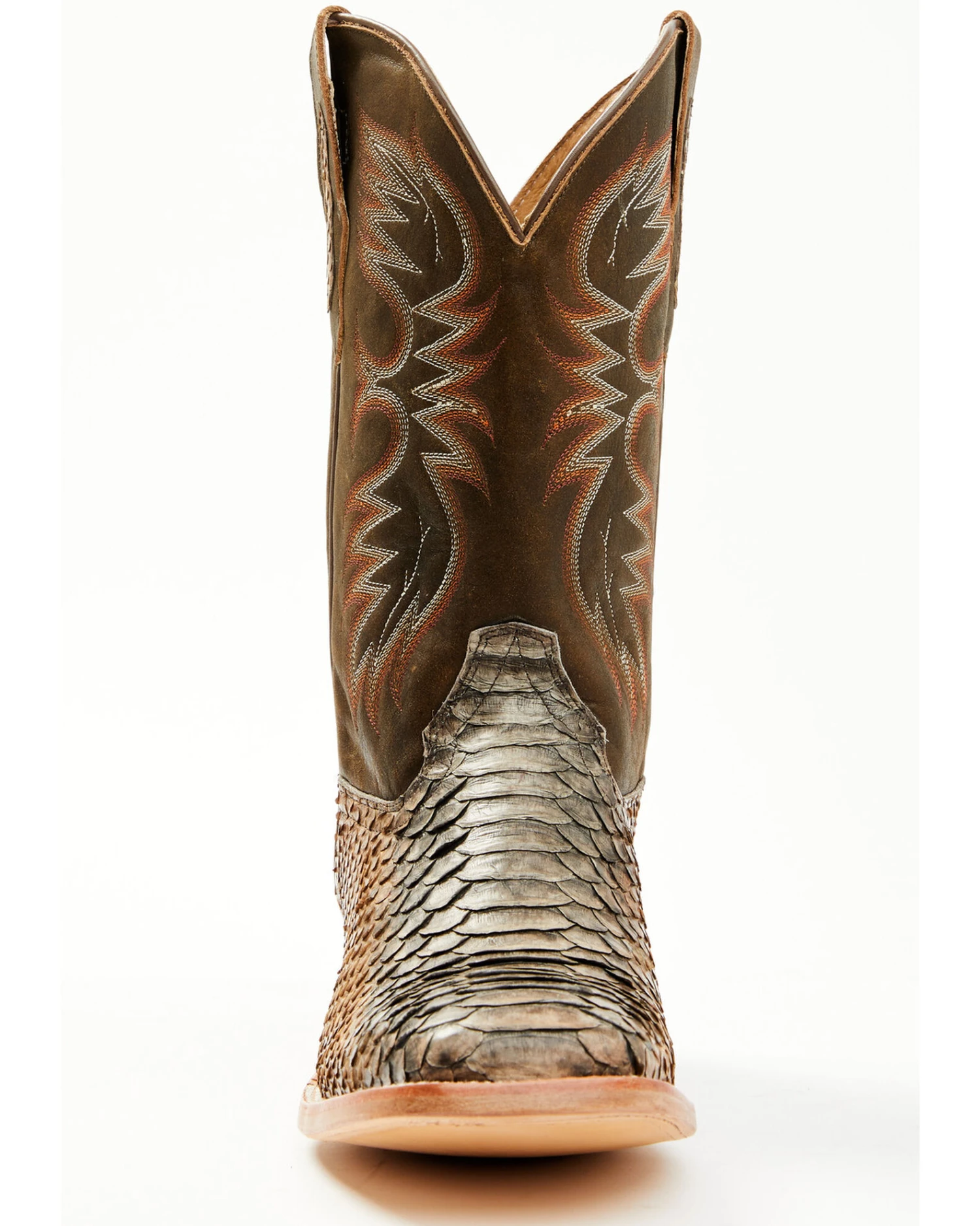 Cody James Men's Python Exotic Western Boots - Broad Square Toe 1 Cody James Men's Python Exotic Western Boots - Broad Square Toe