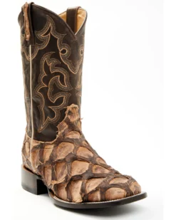 Cody James Men's Exotic Pirarucu Western Boots - Broad Square Toe -Cody James 2000371838 240 P1