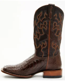Cody James Men's Antique Cafe Ostrich Leg Exotic Western Boots - Broad Square Toe -Cody James 2000371853 200 P3