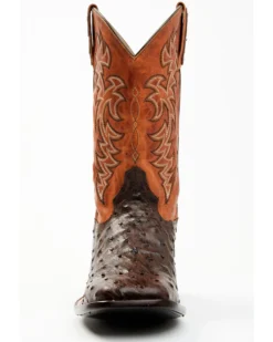 Cody James Men's Sienna Genuine Ostrich Exotic Western Boots - Broad Square Toe -Cody James 2000371861 200 P4 1