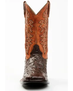 Cody James Men's Sienna Genuine Ostrich Exotic Western Boots - Broad Square Toe  -Cody James 2000371861 200 P4