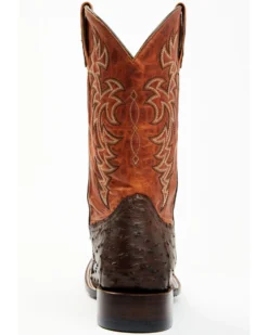 Cody James Men's Sienna Genuine Ostrich Exotic Western Boots - Broad Square Toe -Cody James 2000371861 200 P5 1