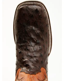 Cody James Men's Sienna Genuine Ostrich Exotic Western Boots - Broad Square Toe  -Cody James 2000371861 200 P6