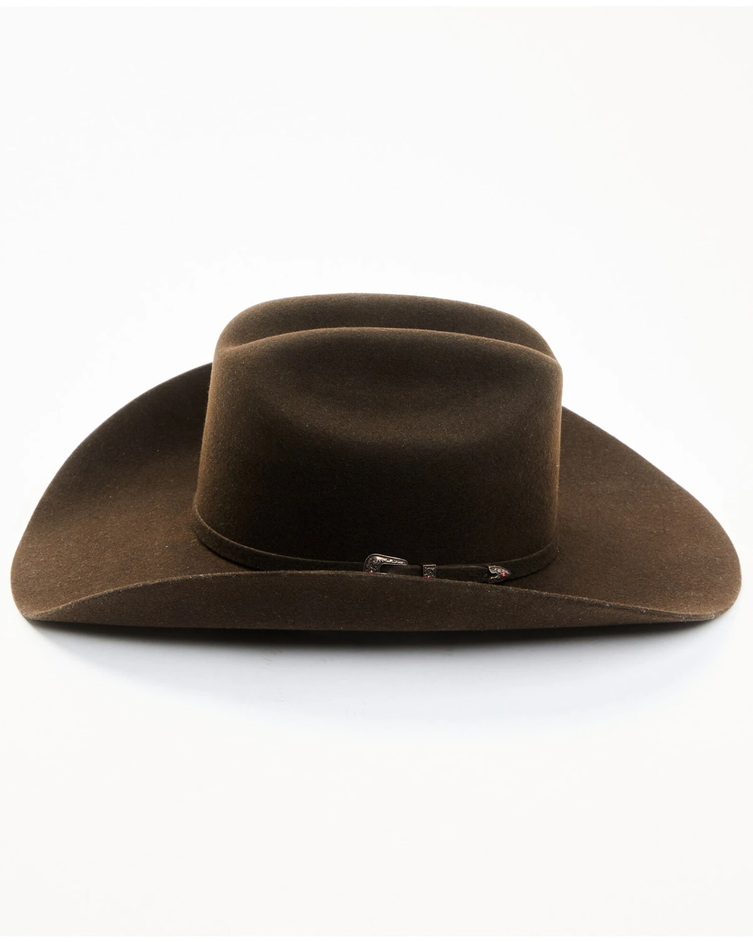 Cody James Men's 5X Chocolate Self Band Cattleman Fur Blend Western Hat 3 Cody James Men's 5X Chocolate Self Band Cattleman Fur Blend Western Hat - Image 3