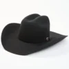 Cody James Men's 5X Self Band Cattleman Fur Blend Western Hat - Black 