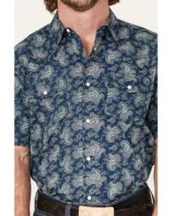 Cody James Men's Showcase Paisley Print Pearl Snap Western Shirt  -Cody James 2000373898 410 P3
