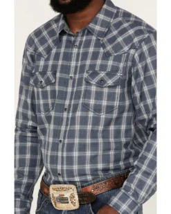 Cody James Men's Lingo Plaid Print Long Sleeve Snap Western Shirt -Cody James 2000374021 410 P3