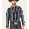 Cody James Men's Hull Vintage Stripe Snap Western Shirt 