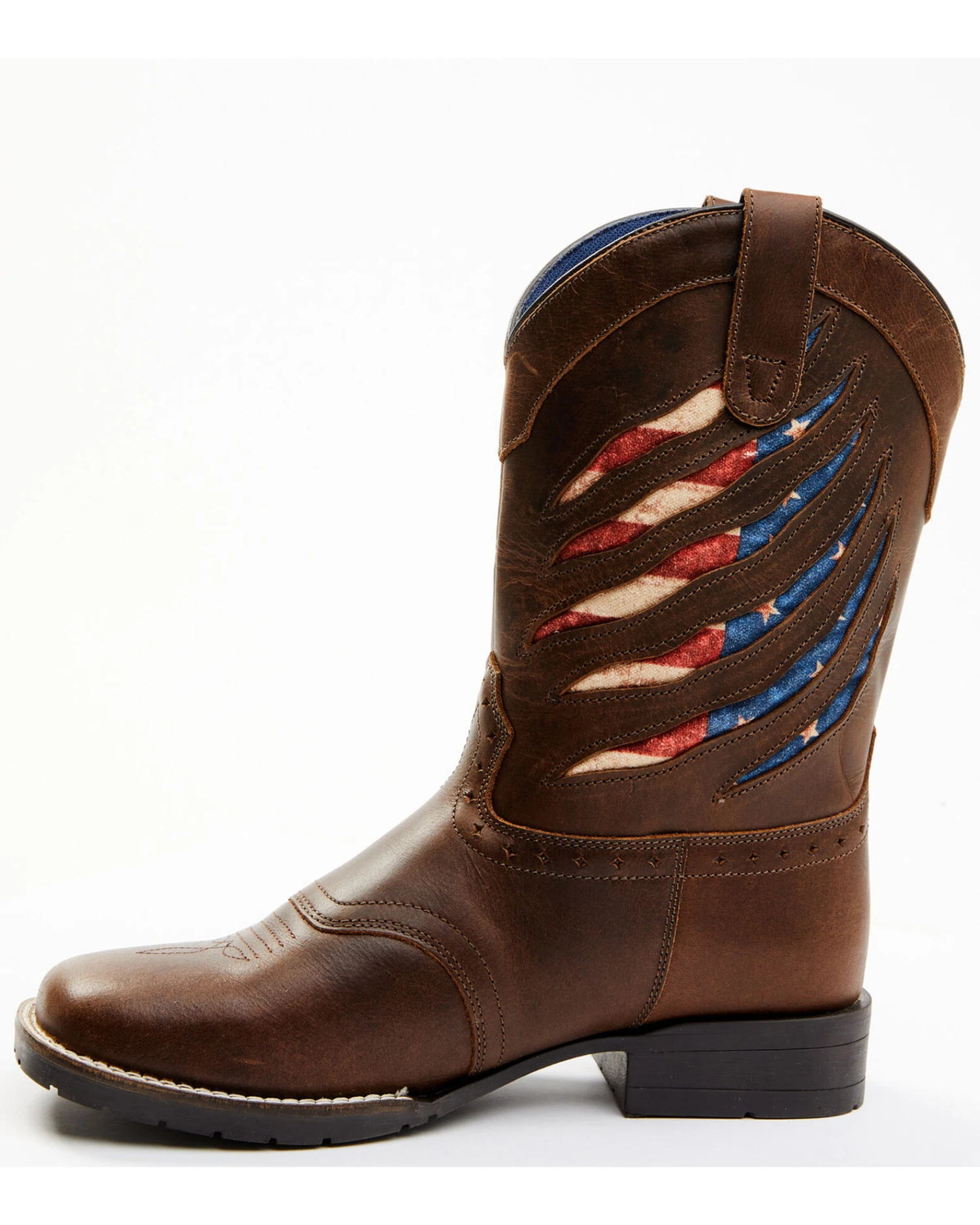 Cody James Boys' Ripped Flag Western Boots - Broad Square Toe 3 Cody James Boys' Ripped Flag Western Boots - Broad Square Toe - Image 3