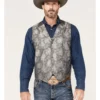 Cody James Men's Regal Paisley Print Vest