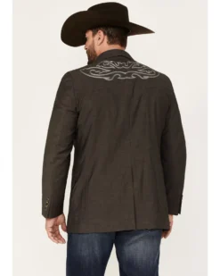 Cody James Men's Memphis Embroidered Boot Stitch Blazer  -Cody James 2000379504 201 P4