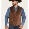 Cody James Men's Amarillo Double-Breasted Velvet Vest