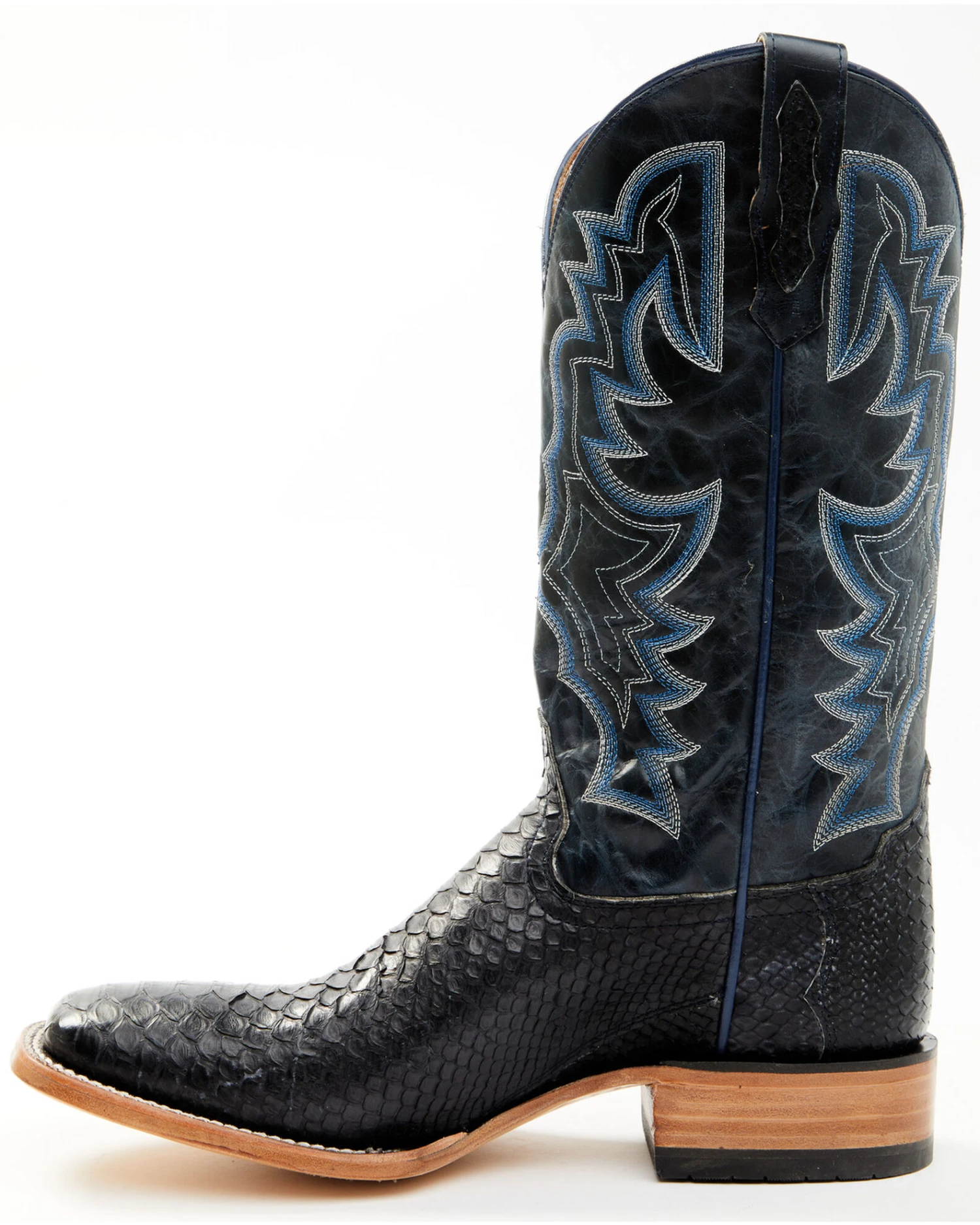 Cody James Men's Exotic Python Western Boots - Broad Square Toe 3 Cody James Men's Exotic Python Western Boots - Broad Square Toe - Image 3