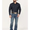 Cody James Men's Light A Shuck Medium Wash Relaxed Bootcut Stretch Denim Jeans 