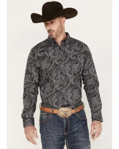 Cody James Men's Cassidy Paisley Button Down Long Sleeve Western Shirt