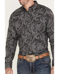 Cody James Men's Cassidy Paisley Button Down Long Sleeve Western Shirt -Cody James 2000381311 001 P3