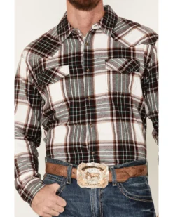 Cody James Men's Cabin Fever Long Sleeve Snap Western Flannel Shirt 6 Cody James Men's Cabin Fever Long Sleeve Snap Western Flannel Shirt -Cody James 2000381519 110 P3