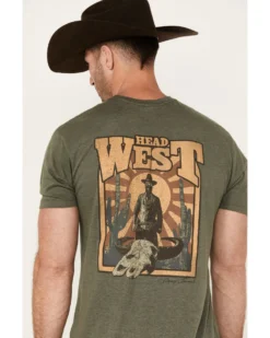 Cody James Men's Head West Short Sleeve Graphic T-Shirt -Cody James 2000381706 341 P4
