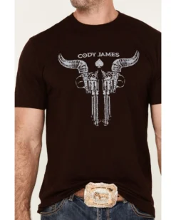 Cody James Men's Bullhead Guns Short Sleeve Graphic T-Shirt -Cody James 2000381892 640 P3