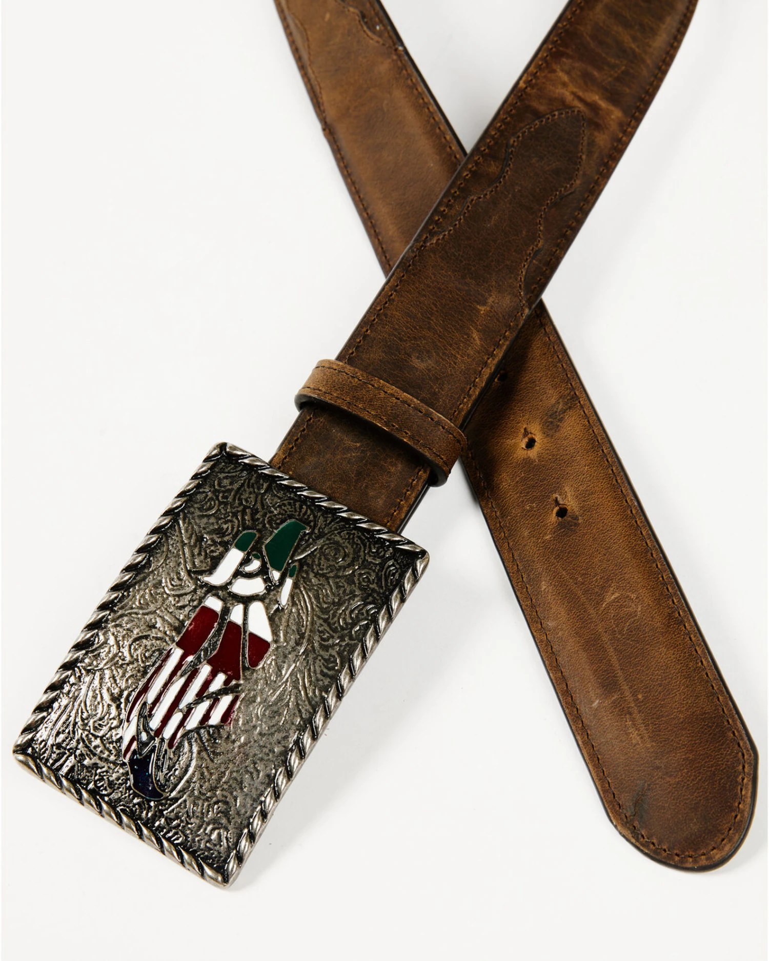 Cody James Men's Hecho En Mexico Novelty Buckle Belt 2 Cody James Men's Hecho En Mexico Novelty Buckle Belt - Image 2