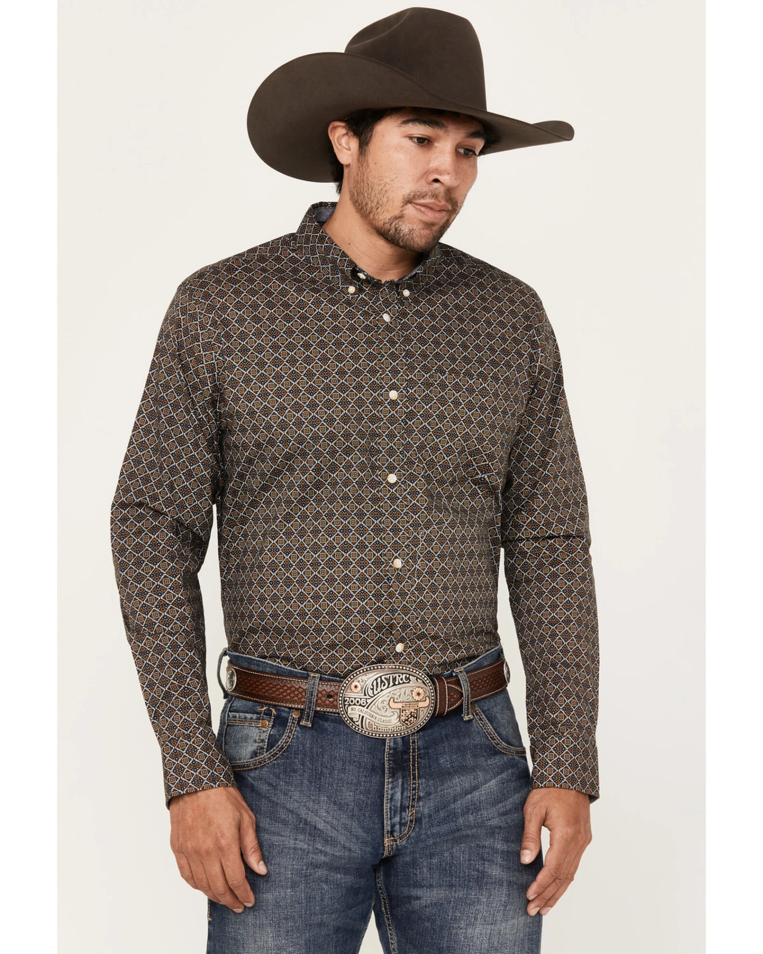Cody James Men's Money Maker Print Long Sleeve Button-Down Western Shirt 4 Cody James Men's Money Maker Print Long Sleeve Button-Down Western Shirt - Image 4