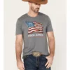 Cody James Men's Revolver Flag Short Sleeve Graphic T-Shirt