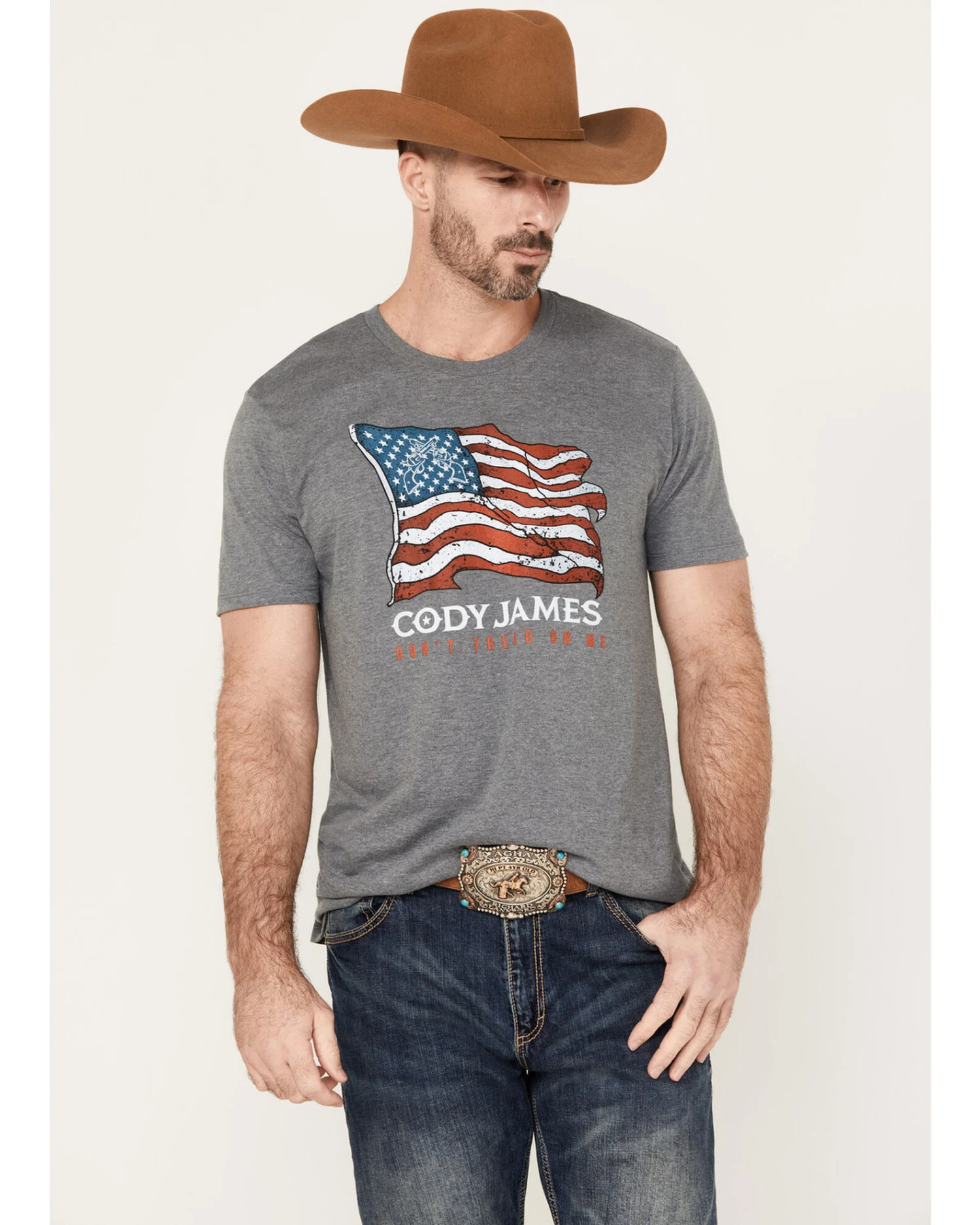 Cody James Men's Revolver Flag Short Sleeve Graphic T-Shirt 1 Cody James Men's Revolver Flag Short Sleeve Graphic T-Shirt