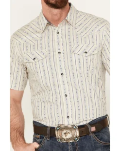 Cody James Men's Maya Striped Short Sleeve Western Snap Shirt -Cody James 2000385980 280 P3