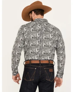 Cody James Men's Mamba Paisley Print Long Sleeve Western Snap Shirt 7 Cody James Men's Mamba Paisley Print Long Sleeve Western Snap Shirt -Cody James 2000386050 001 P4