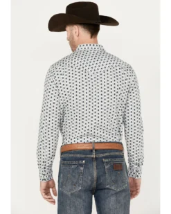 Cody James Men's Marietas Geo Striped Long Sleeve Western Snap Shirt -Cody James 2000386051 100 P4